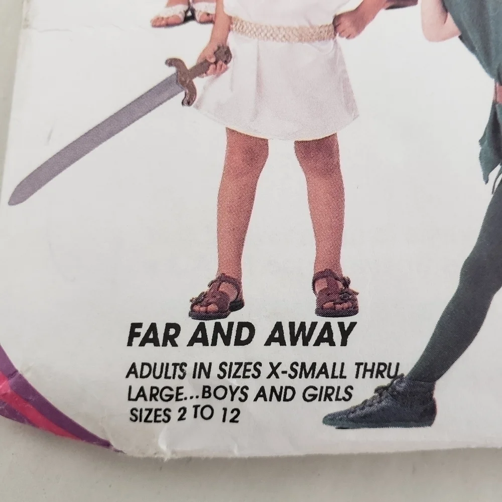 MCCALLS Easy to Sew Costume Patterns 7745 Adult XS-L + Child 2-12 Uncut Vtg 94